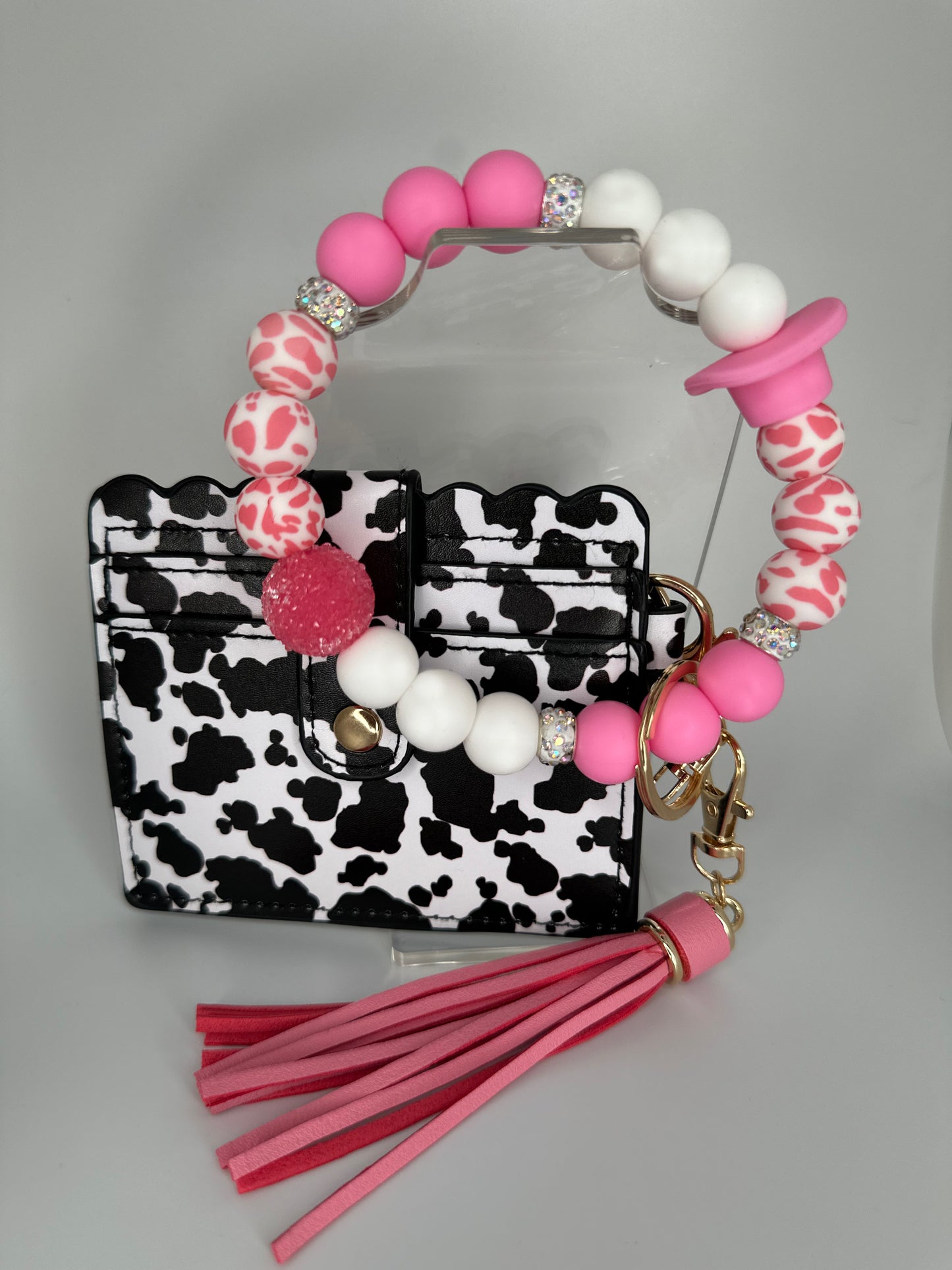 Pink Cowgirl with Wallet