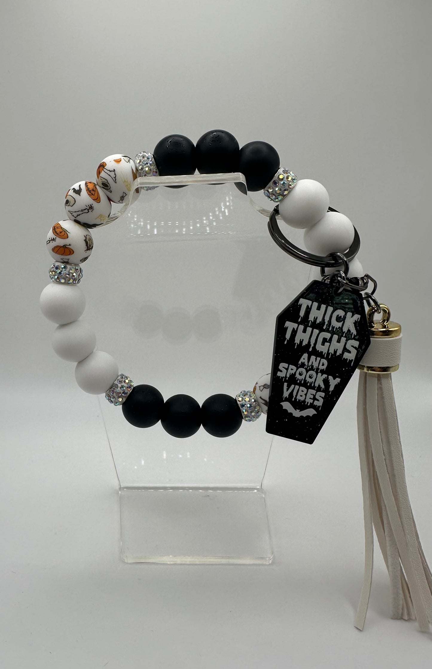 Spooky Pumpkin Wristlet