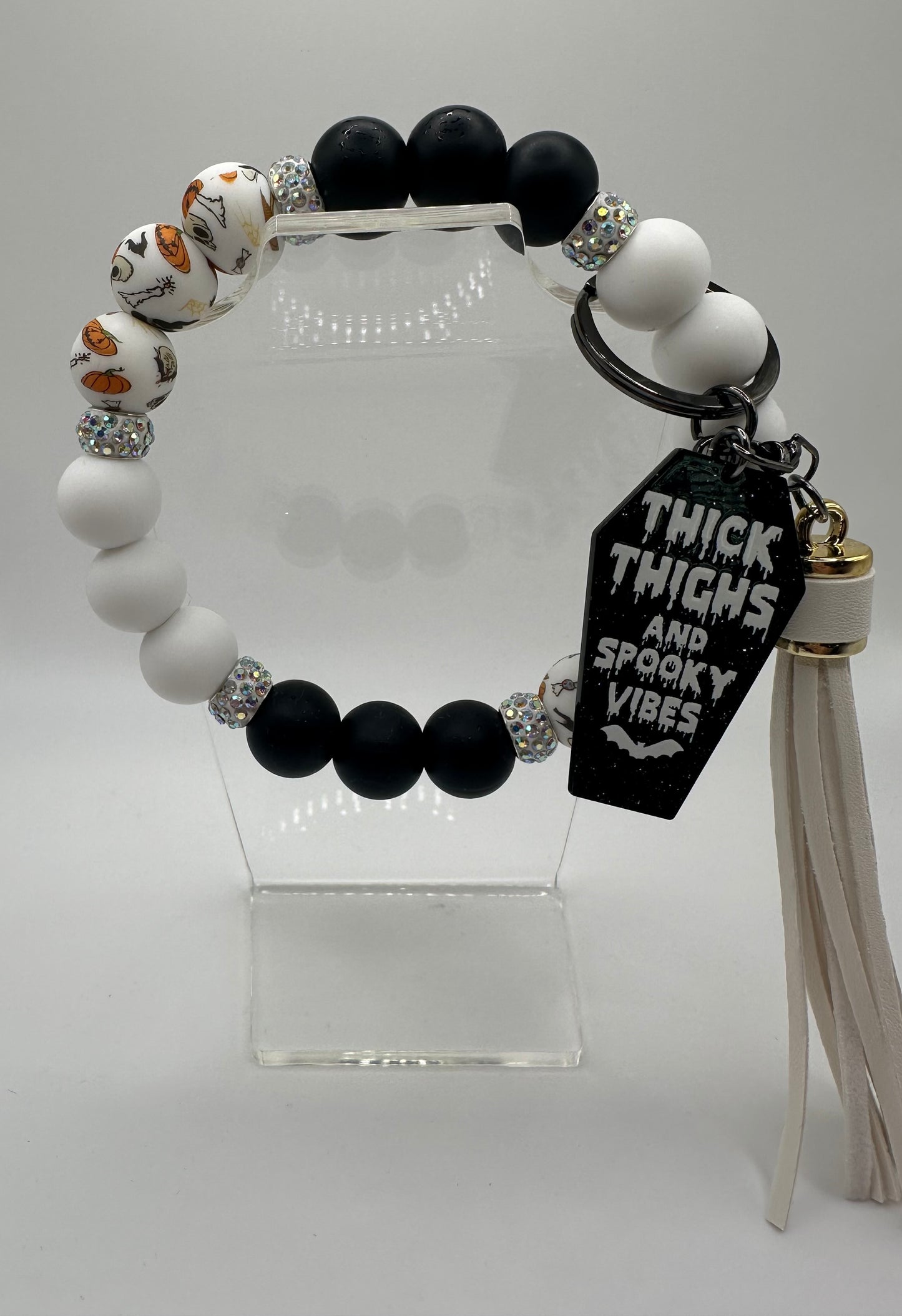 Spooky Pumpkin Wristlet
