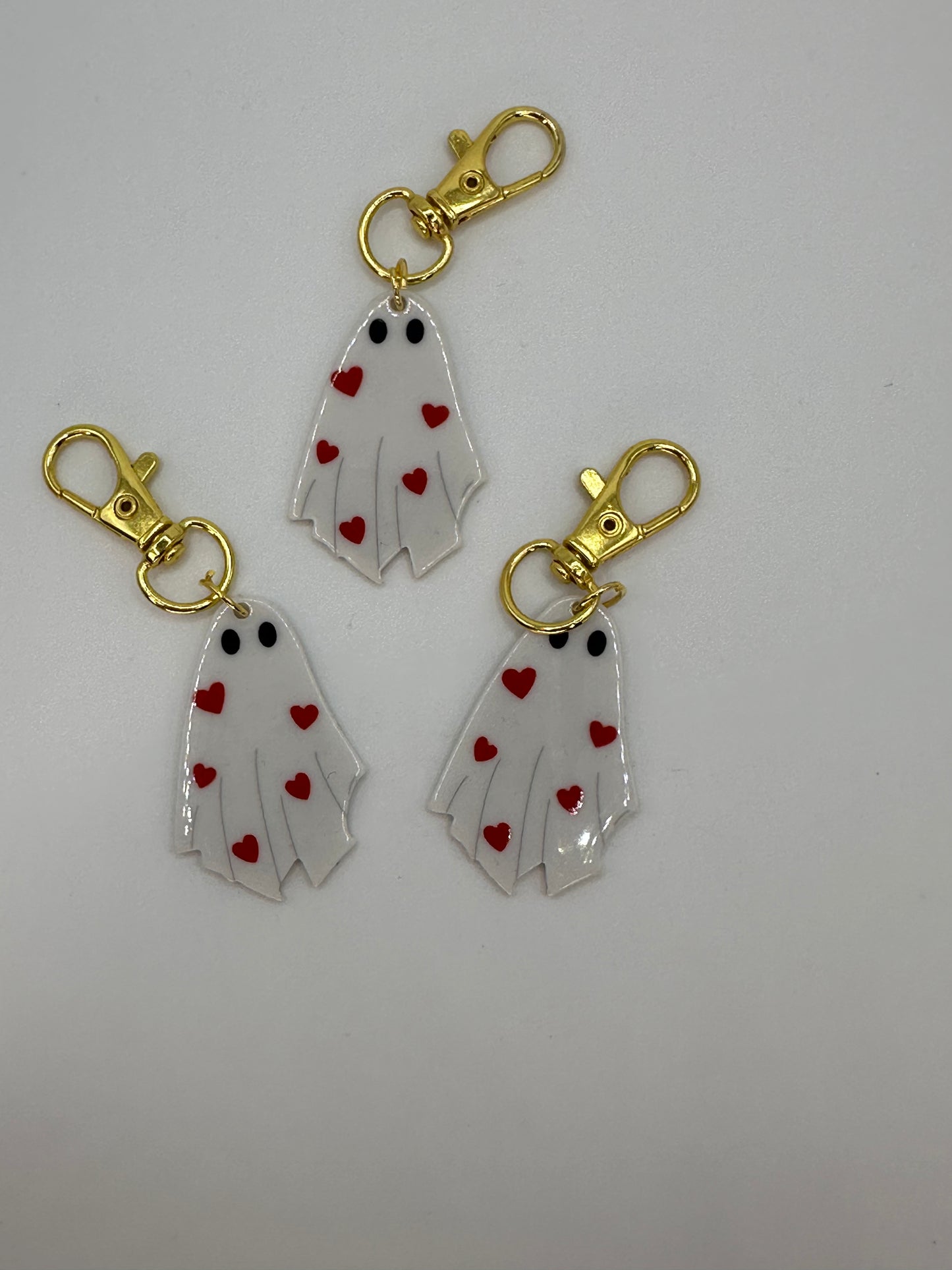 Heart Ghost Charm