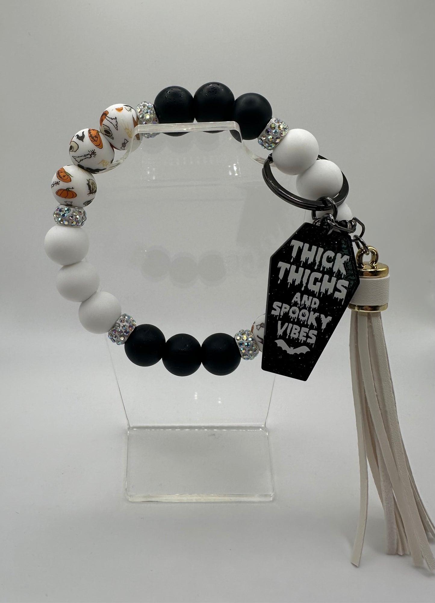 Spooky Pumpkin Wristlet